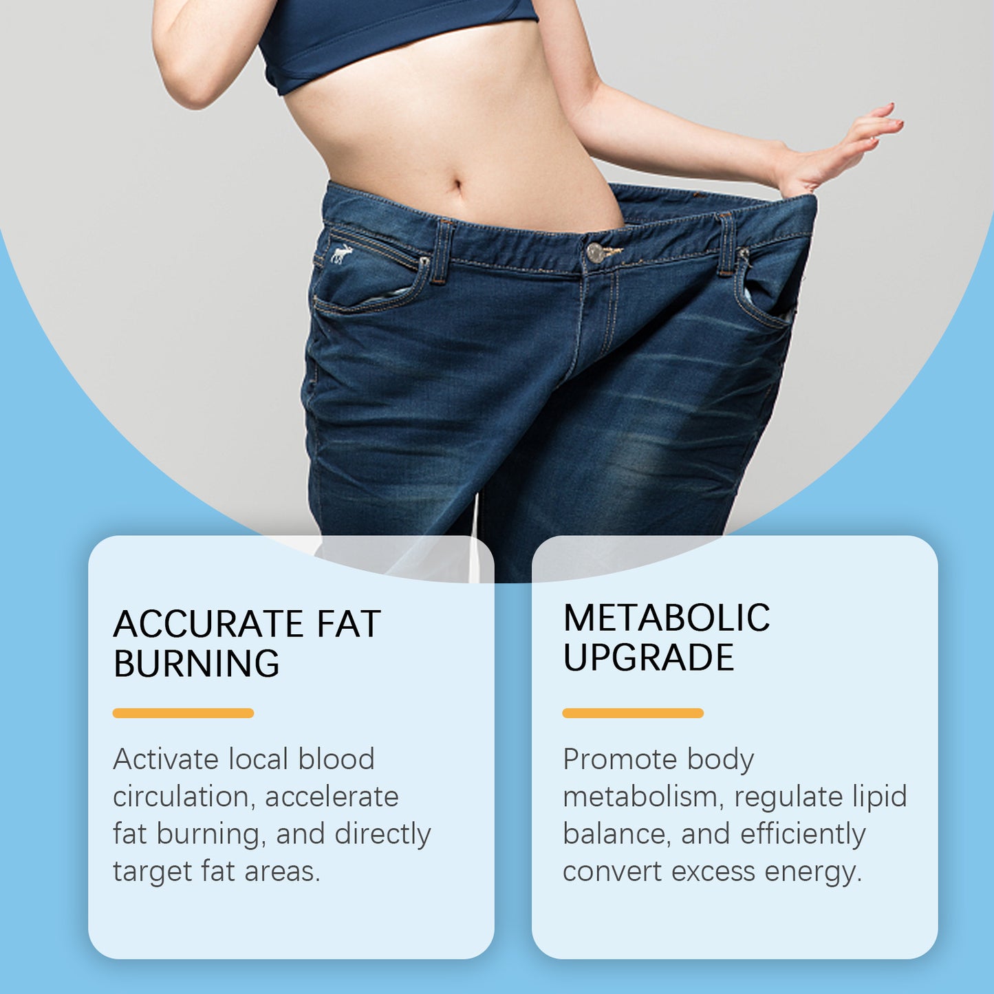 Houkea Belly Slimming Patch, Mild Formula, Skin Firming