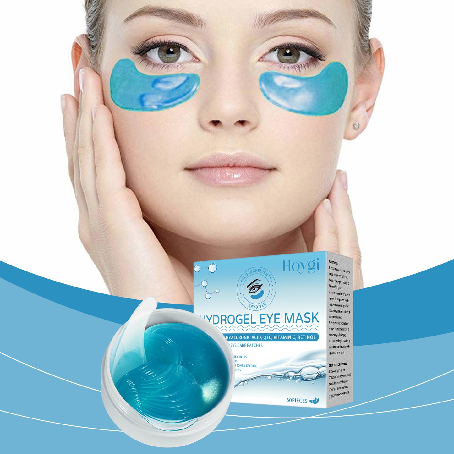 Retinol Eye Mask Patch, Moisturizing, Nourishing, Firming and Lightening Eye Mask