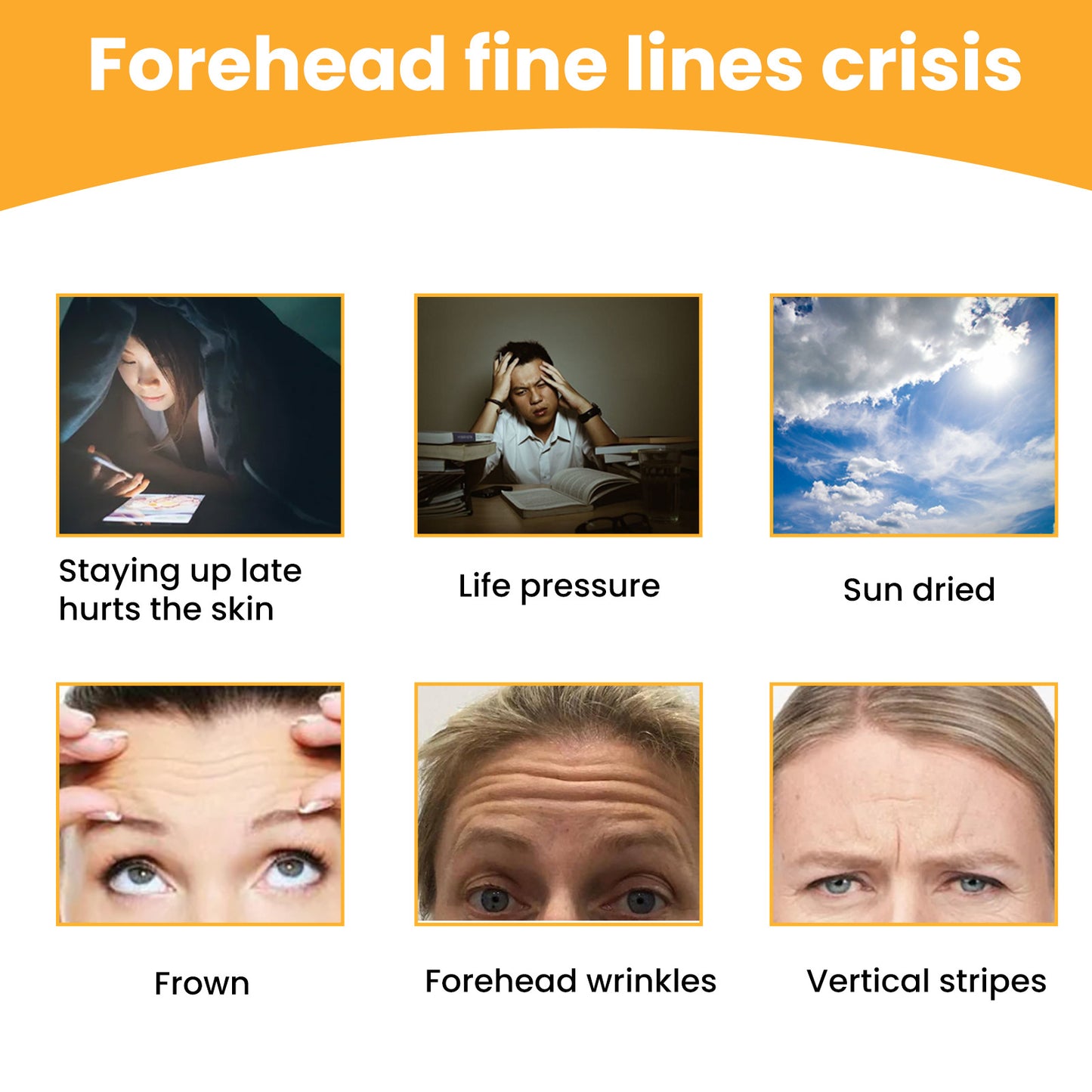 EELHOE Forehead Wrinkle Patch Lifts, Lightens, Smooths Forehead Wrinkles