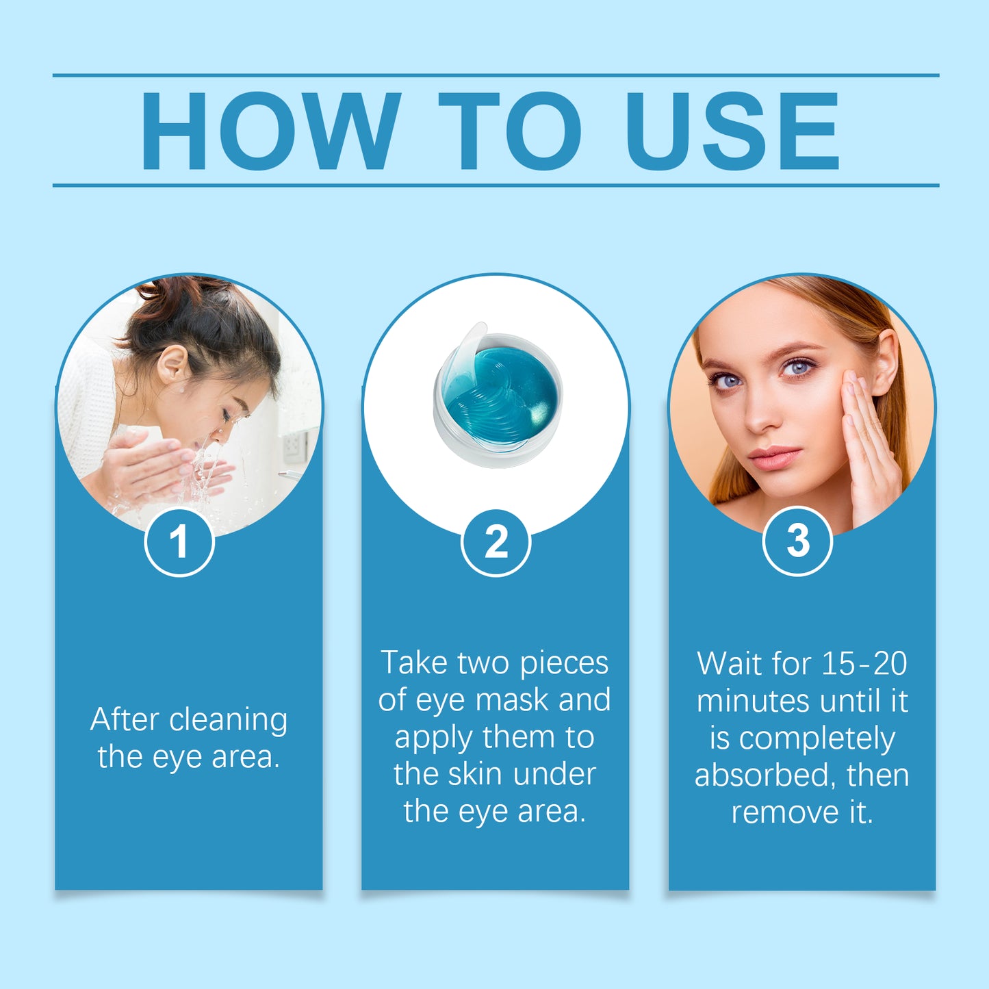 Retinol Eye Mask Patch, Moisturizing, Nourishing, Firming and Lightening Eye Mask