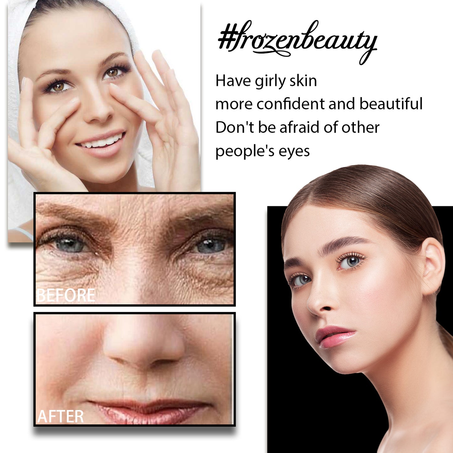 Googeer Anti-Wrinkle Rejuvenation Liquid Supplement, Brightens Skin, Moisturizes, Hydrates, Lightens Fine Lines, Anti-Aging Supplement