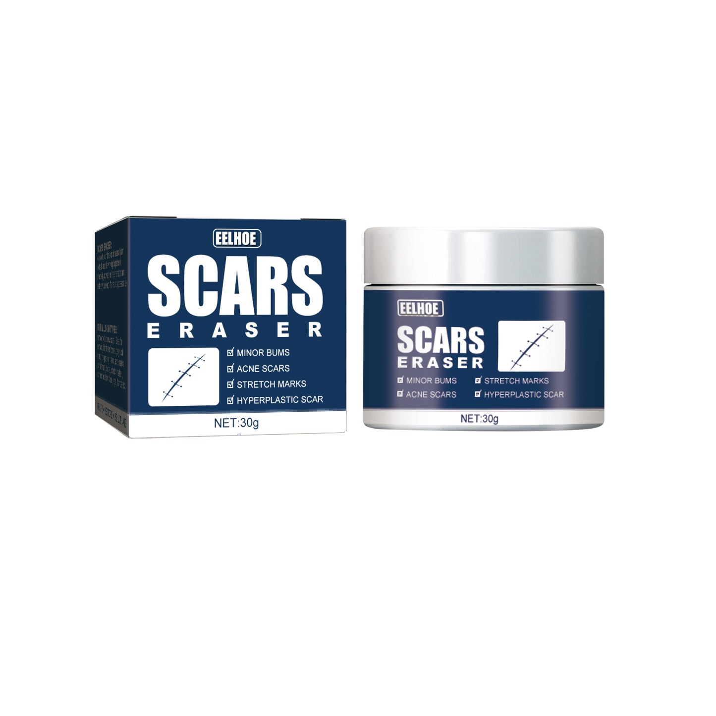EELHOE Scar Balm, Scar Repair, Cold Compress Gel Balm